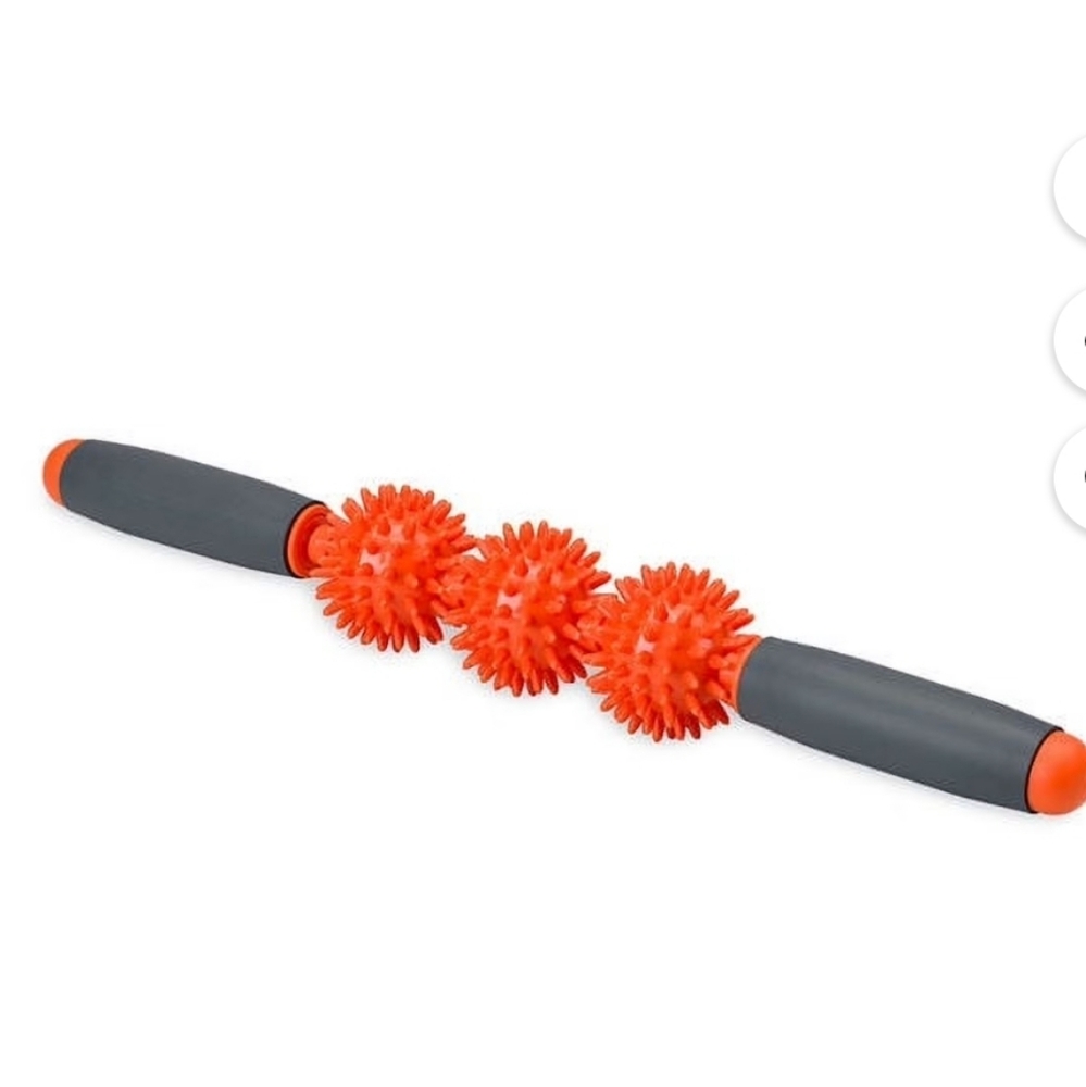 FREE W/ PURCHASE~ Gaiam Pressure Point Massager Muscle Recovery 3 Spiked Rollers